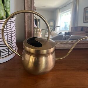 Brass watering can antique looking